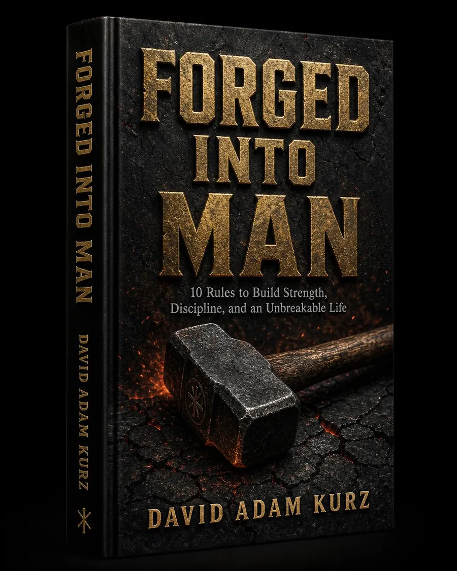 The Forged Into Man Manuscript by David Adam Kurz — book cover